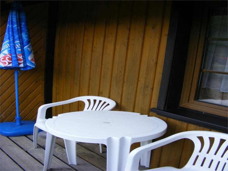 Balkonbereich Pension Gocke