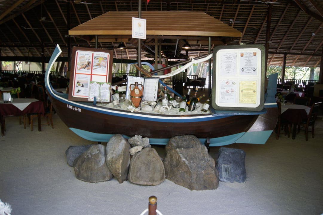 Restauranteingang - Speisekarte Summer Island Maldives