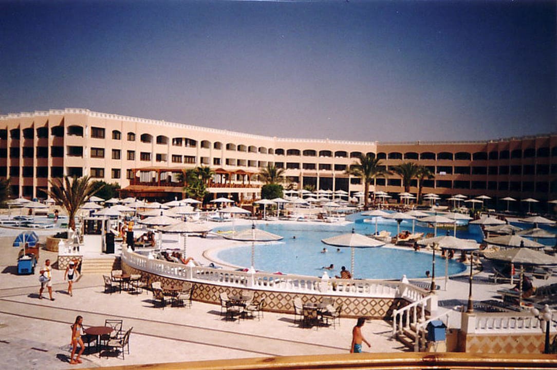 Blick vom ausgebauten Casablanca Restaurant Beach Albatros Resort