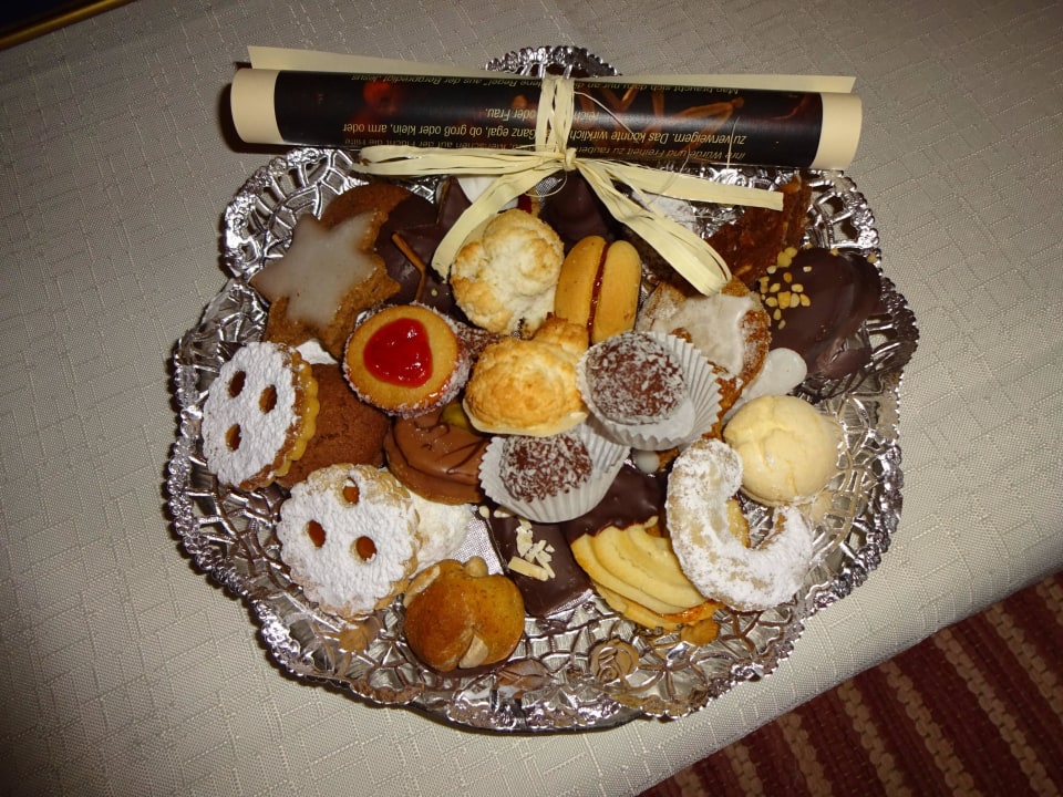 Weihnachtsbebäck im Zimmer Ski- und Wanderhotel Jägeralpe