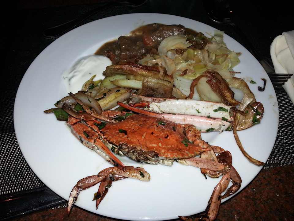 Es gab auch Krebse Pickalbatros Alf Leila Wa Leila Resort - Neverland Hurghada