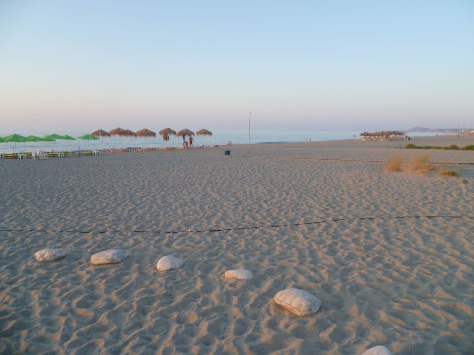 Oben Sand, unten Kies Golden Beach Rethymnon