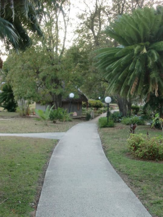 Weg zu den Zimmern Hotel Los Caneyes