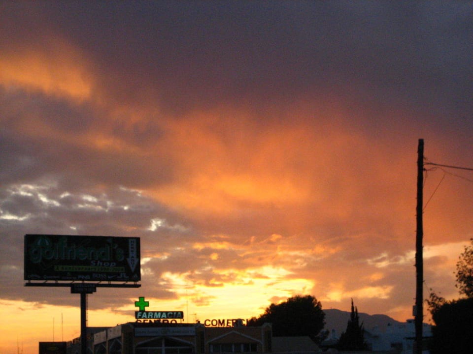 Sonnenuntergang BlueBay Estepona Beach