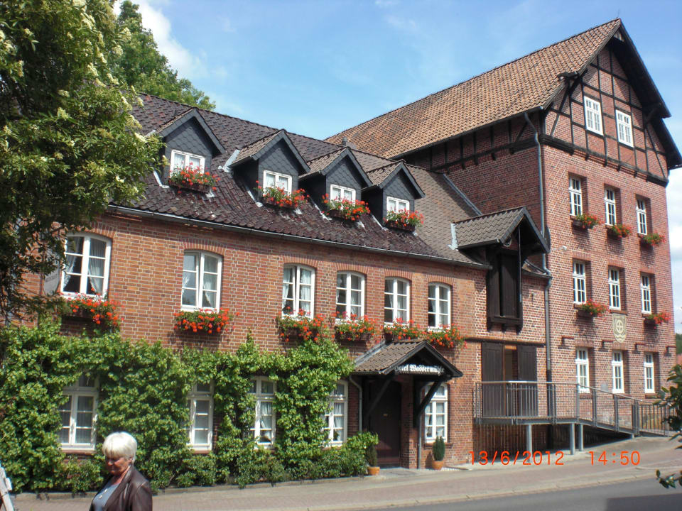 Die Wassermühle Straßenseite Hotel Wassermühle Heiligenthal