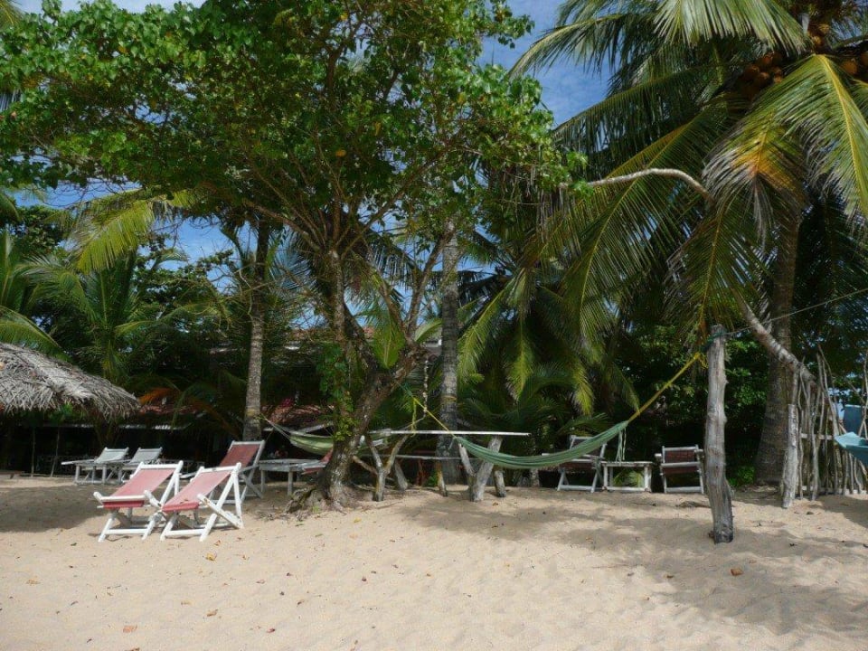 Sicht vom Strand aufs Guesthouse Ibis Guesthouse