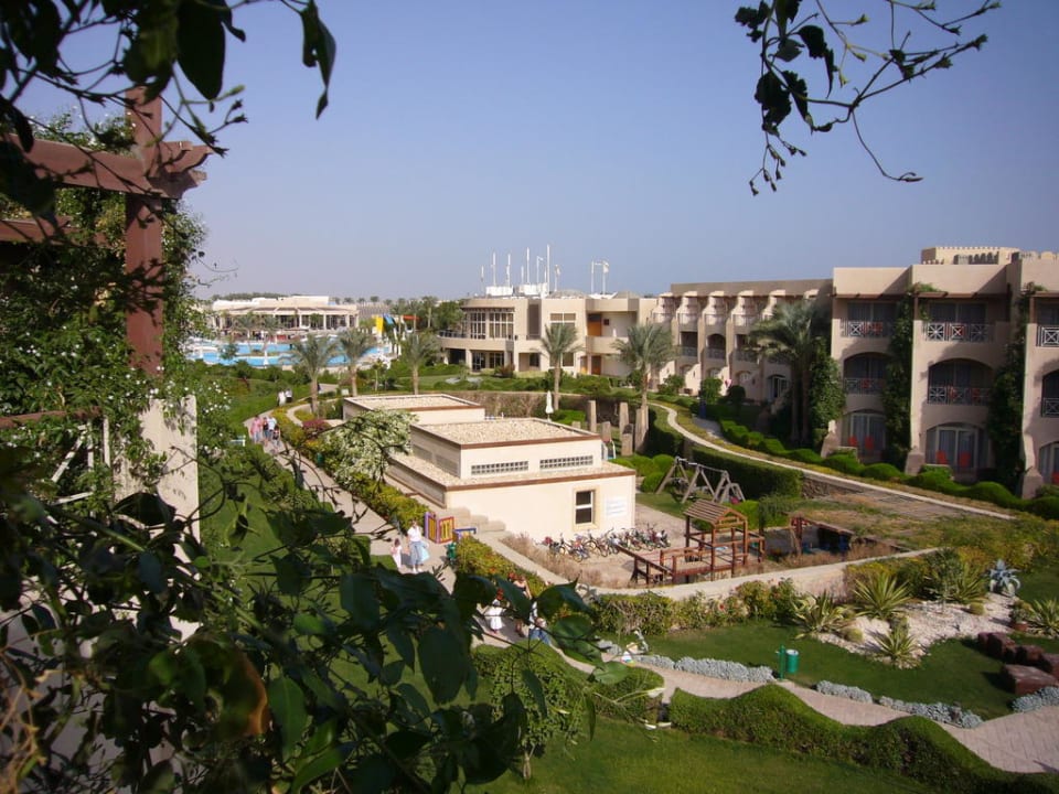 Blick zur Anlage vom Balkon Prima Life Makadi Resort