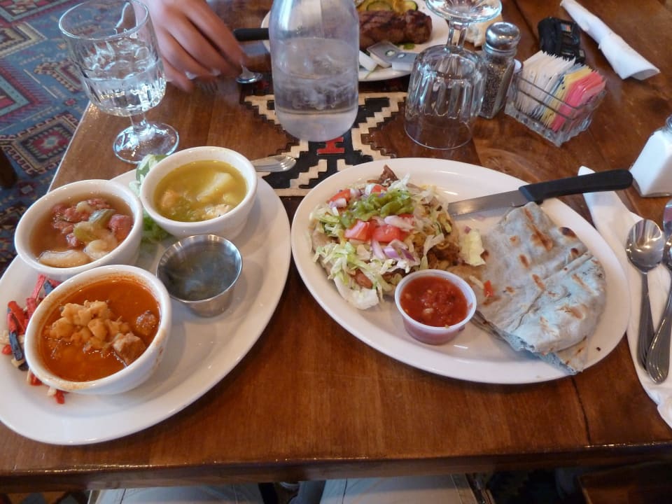 Navajo Sampler - enjoy your meal! The View Hotel