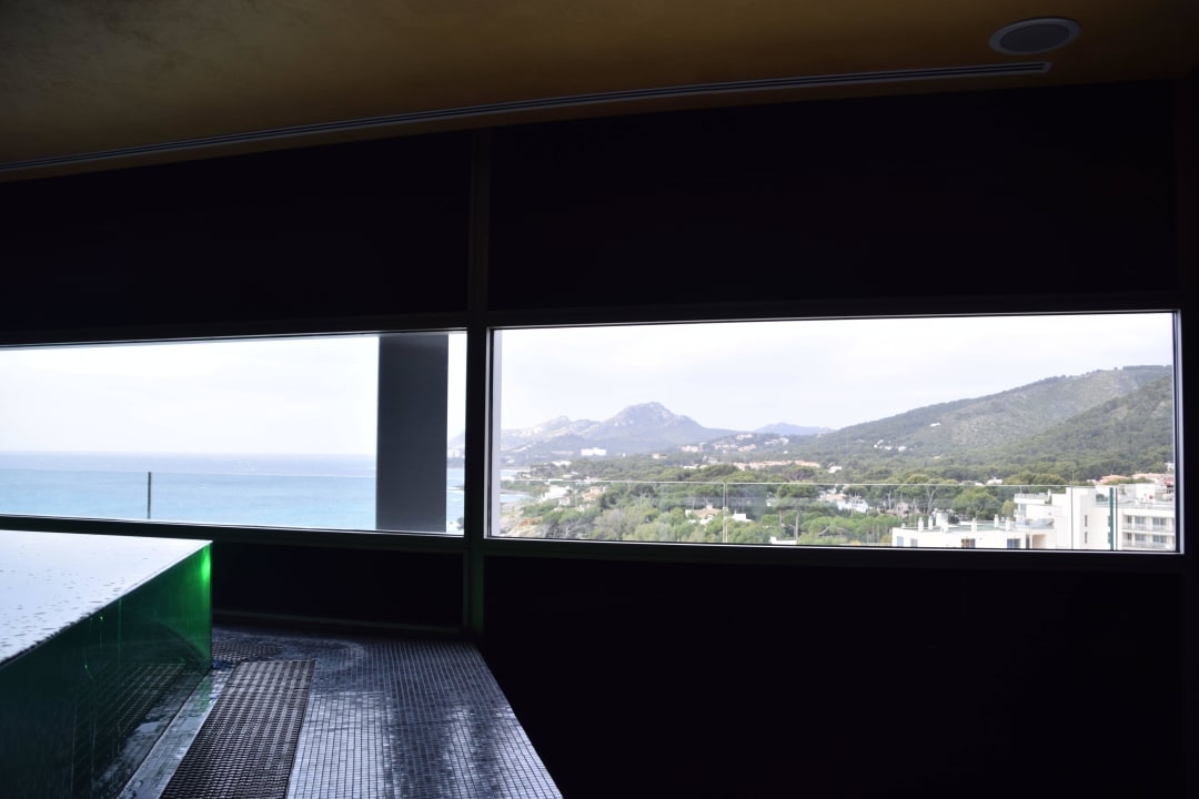 Ausblick aus dem Schwimmbecken Son Moll Sentits Hotel & Spa