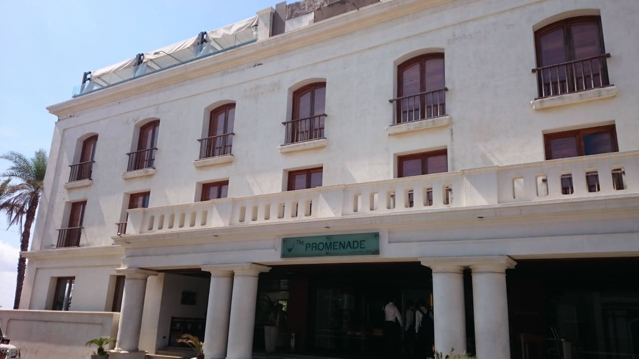 Side entrance of hotel The Promenade