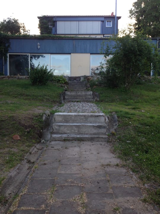 Aufgang zur Wellness-Oase Amy's Wohlfühlvilla