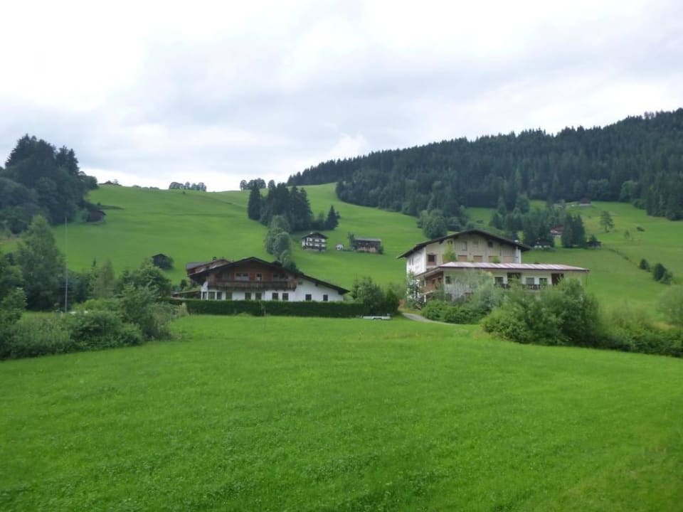 Ausblick vom Balkon aus Pension Alpenstern