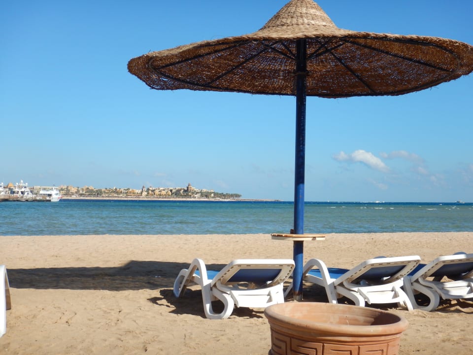 Der Strand des Cleopatra Cleopatra Luxury Resort Makadi Bay