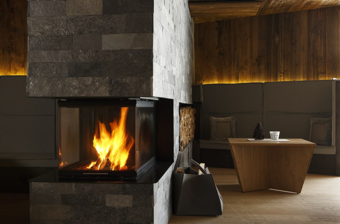 Our new fire place Hotel Col Alto