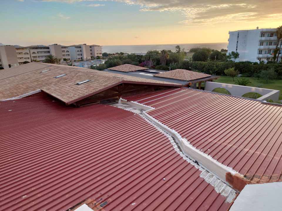 Ausblick Myrina Beach Hotel