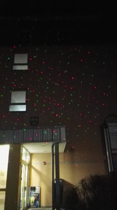 Weihnachtlich beleuchtet Jugendherberge An Der Saarschleife