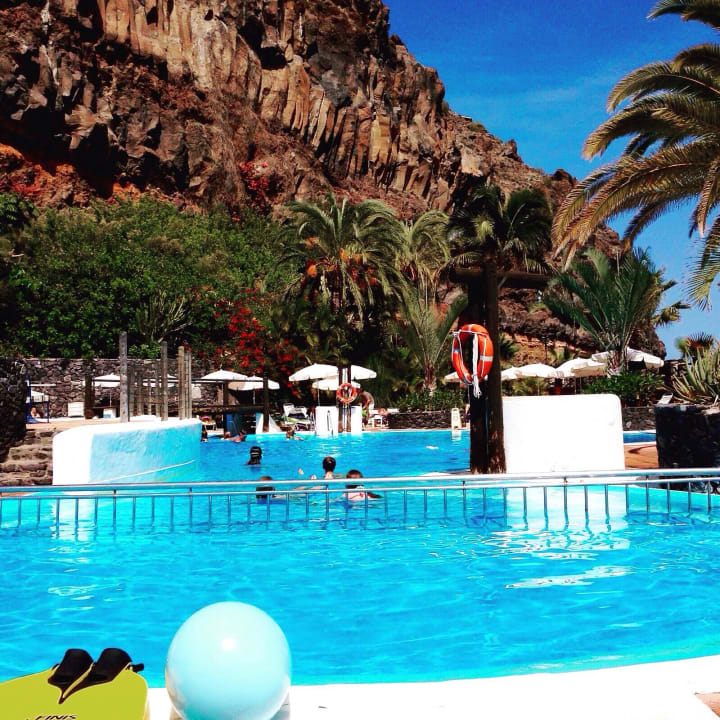 Pool unten am Meer Hotel Jardin Tecina