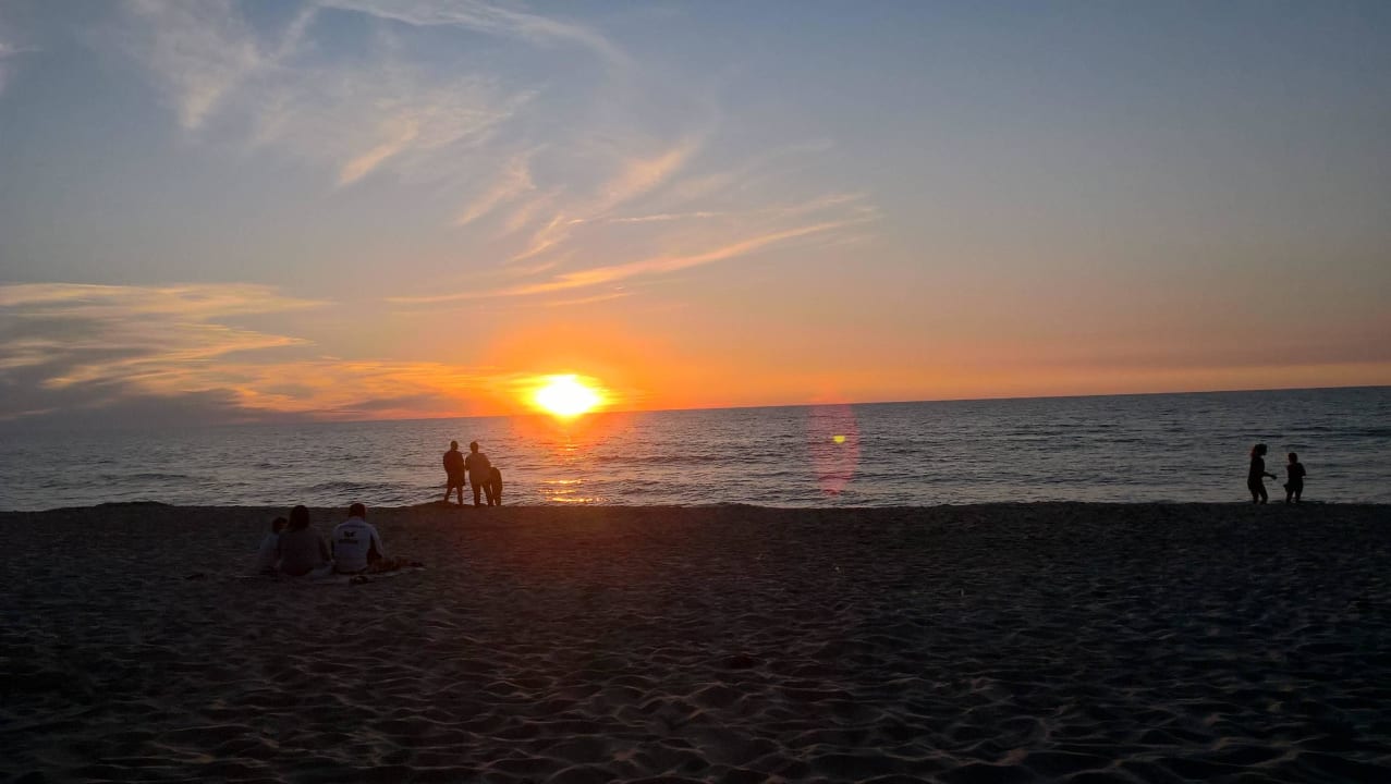 Zachód słońca Blue Marine