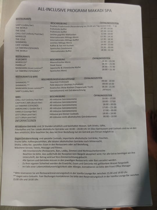 Beschreibung Makadi Spa - Adults only