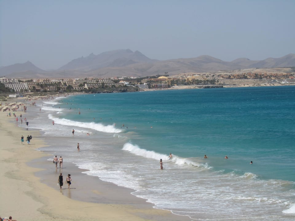 Blickrichtung aus Costa Calma langer Sandstrand SBH Costa Calma Beach Resort