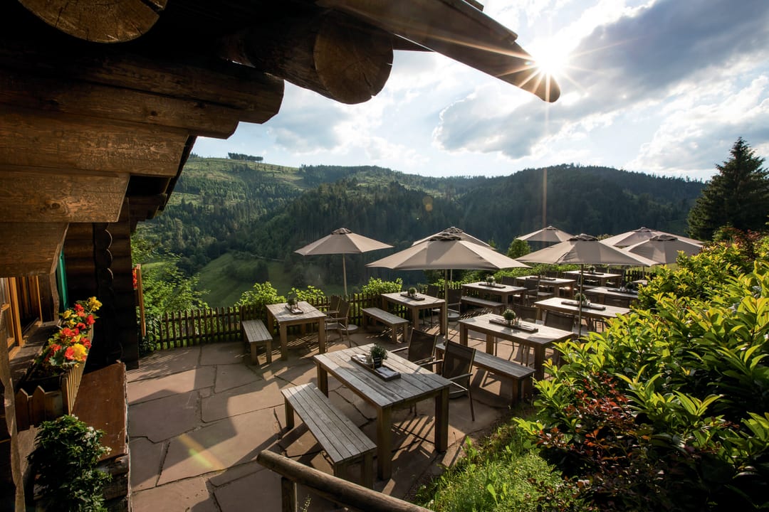 "DIe Terrasse Unserer Bloc..." Hotel Traube Tonbach (Baiersbronn ...