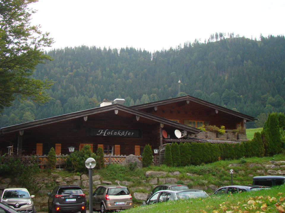 Außenansicht Restaurant-Holzkäfer Alpenresidenz Buchenhöhe