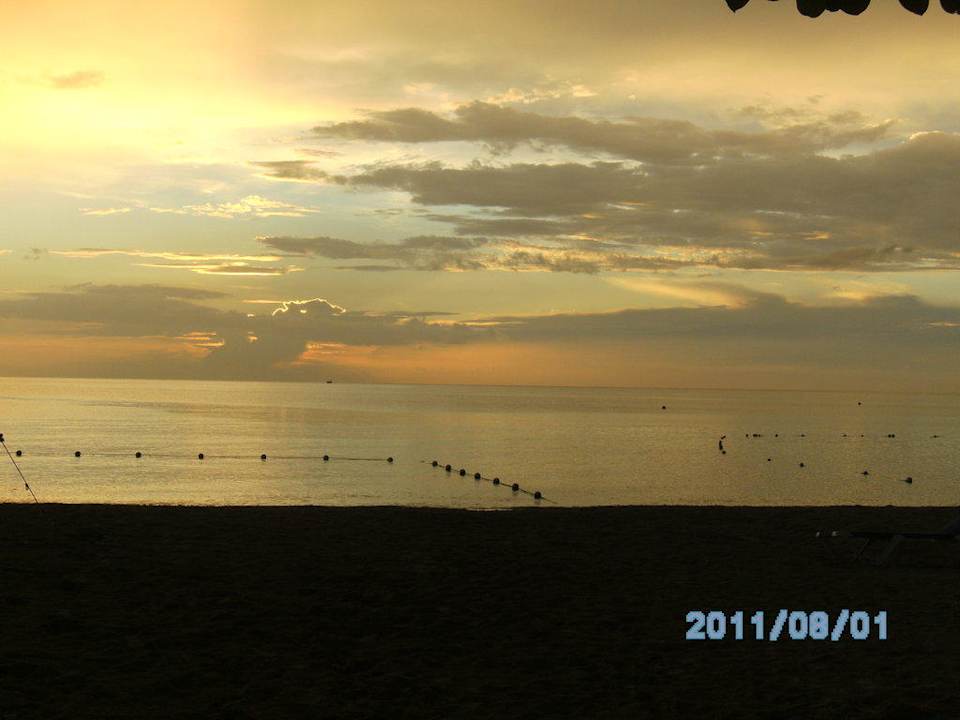 Sonnenuntergang Hotel Grand Pineapple Beach Negril