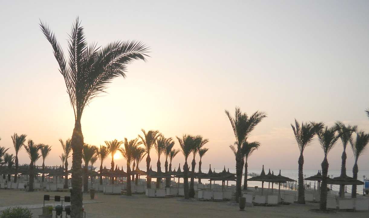 Sonnenaufgang im Mai Pickalbatros Palace Resort