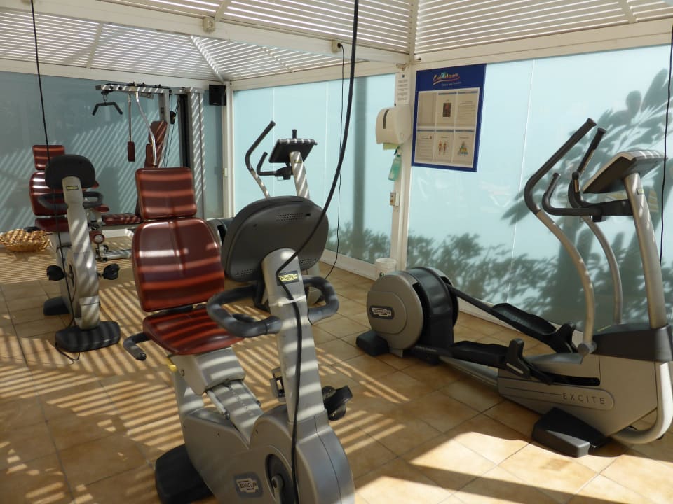 Das kleine Fitnesscenter allsun Hotel Lucana
