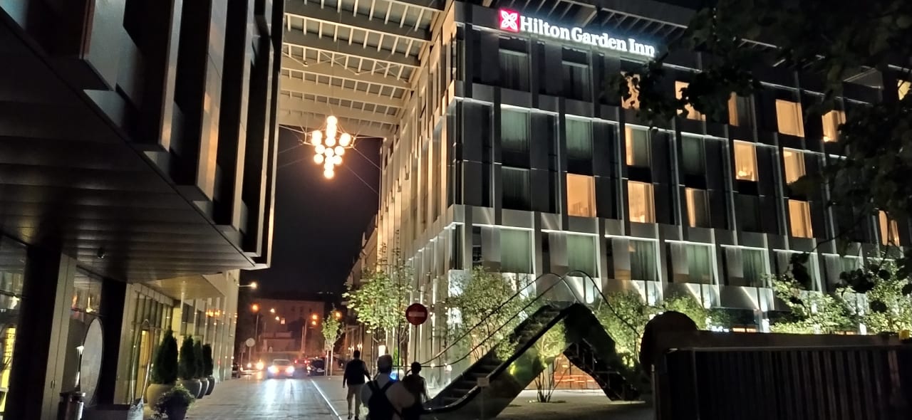 Außenansicht Hilton Garden Inn Vilnius City Centre