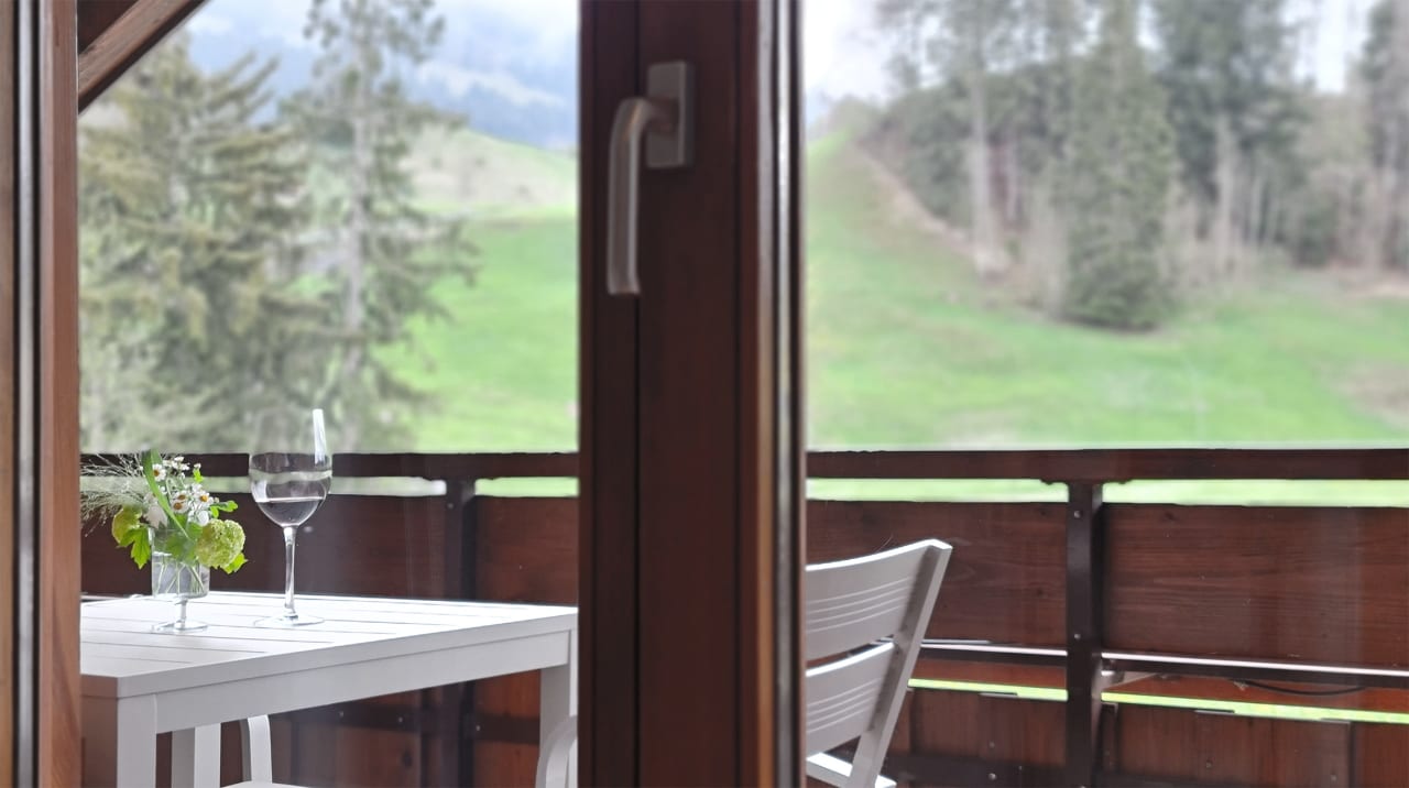 Ausblick Goldvogel Apartments