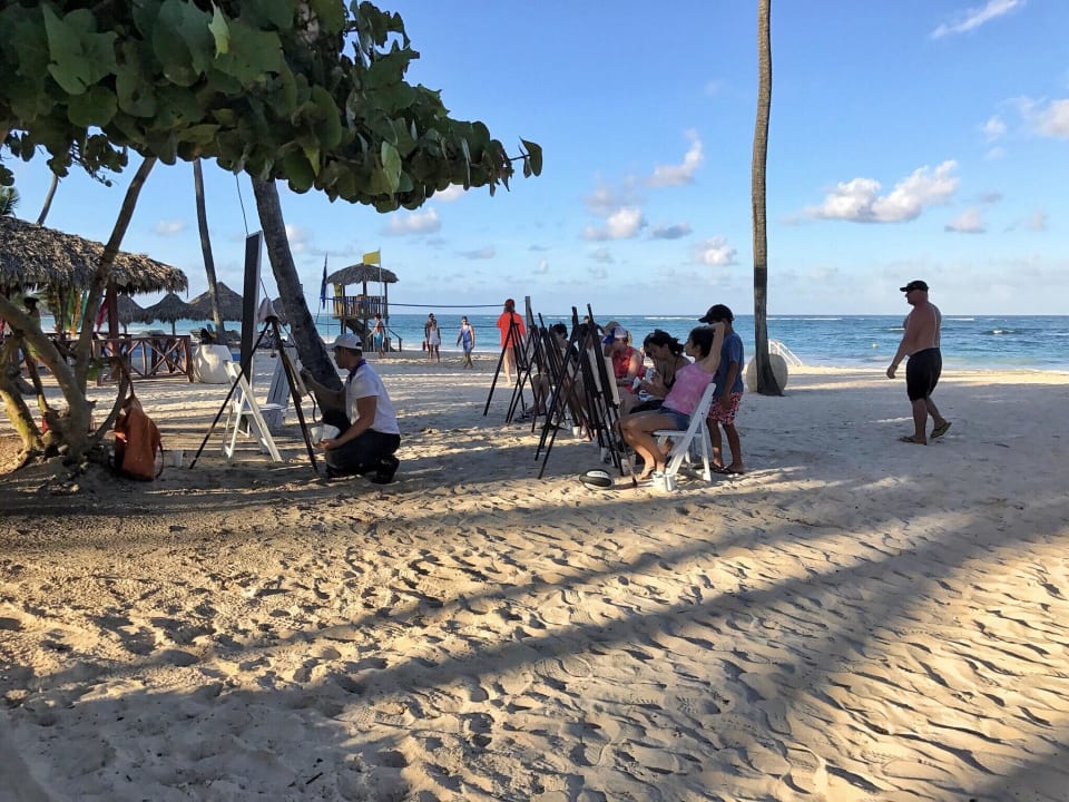 Zeichenkurs am Strand Paradisus Punta Cana Resort (Im Umbau/Renovierung)