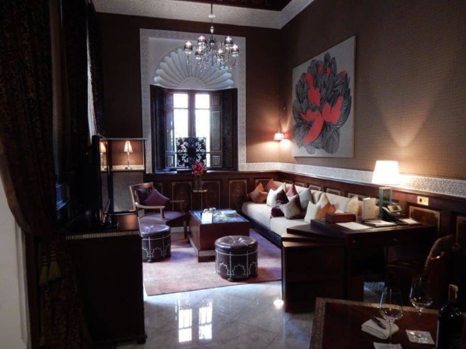 Riad 8 Wohnzimmer Royal Mansour Marrakech