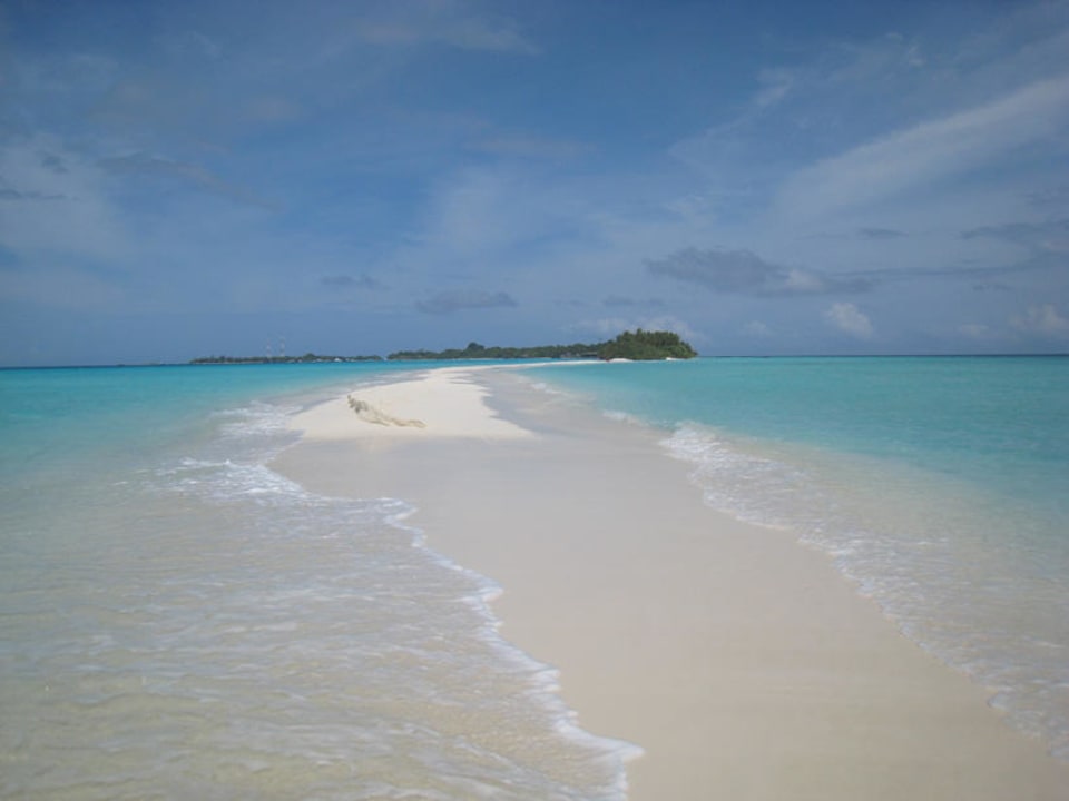 Sanbank mit Insel Kuramathi Kuramathi Maldives