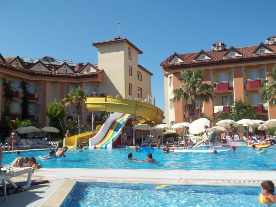 Pool mit Rutschen Hotel Orfeus Park