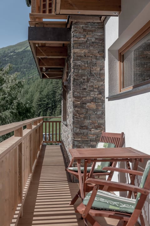 Ausblick Balkon The Peak Sölden - Chalets und Appartements