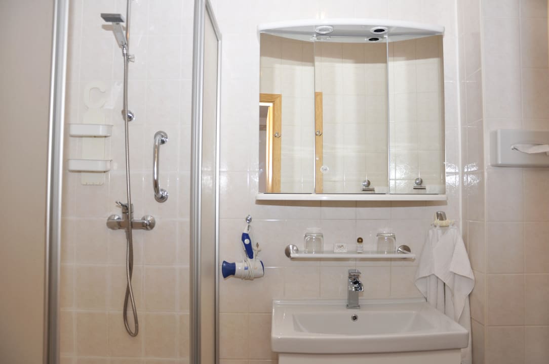 Blick in ein Badezimmer Hotel an der Kapelle
