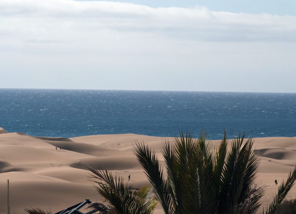 Schöner Ausblick über die Dünen bis auf`s Meer Hotel Riu Palace Maspalomas Adults Only
