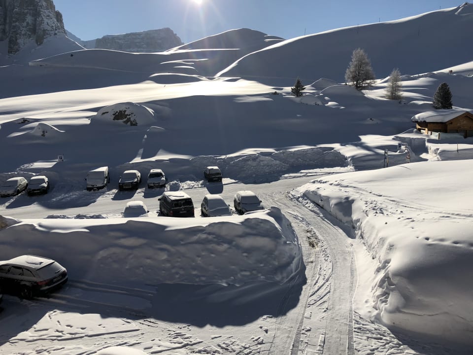 Ausblick Hotel Rifugio Passo Sella