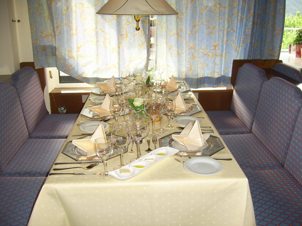 Toll gedeckter Tisch für ein super kommendes Essen Hotel Hegenbarth´s