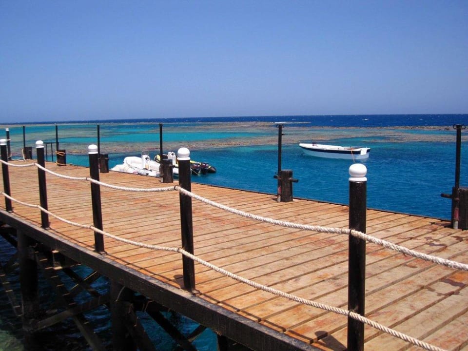 Steg und kleine Lagunen Fantazia Resort Marsa Alam