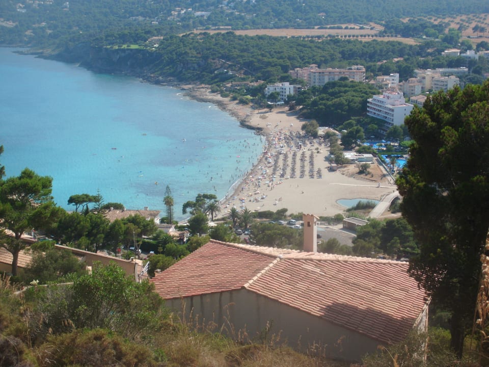 Fußweg nach Arta - Ausblick auf's Hotel Universal Hotel Laguna