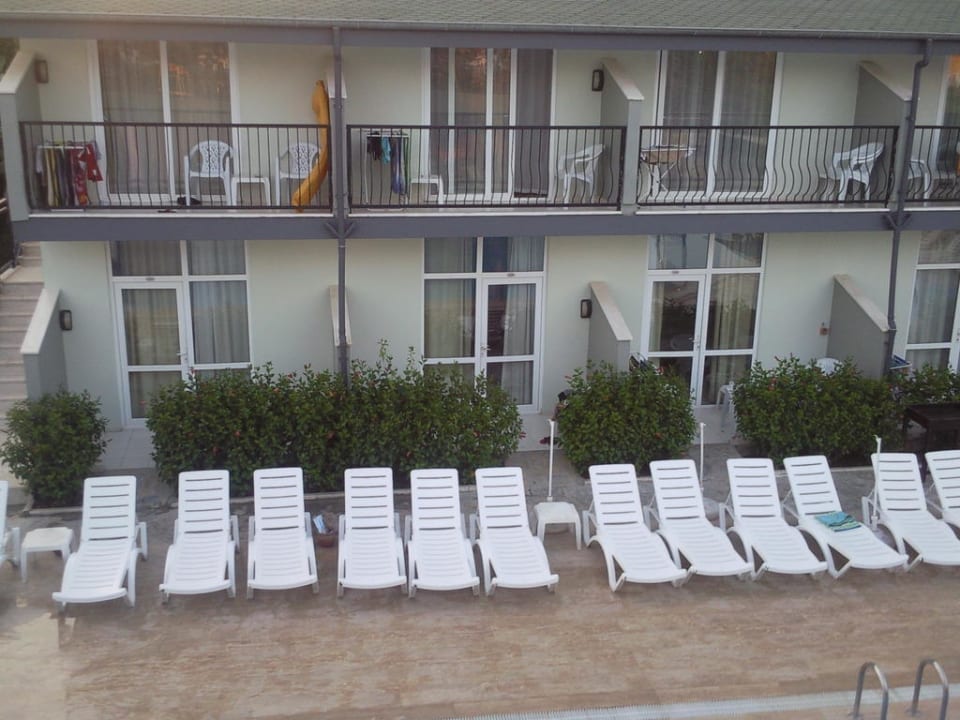 Blick auf unser Zimmer Sun Club Hotel