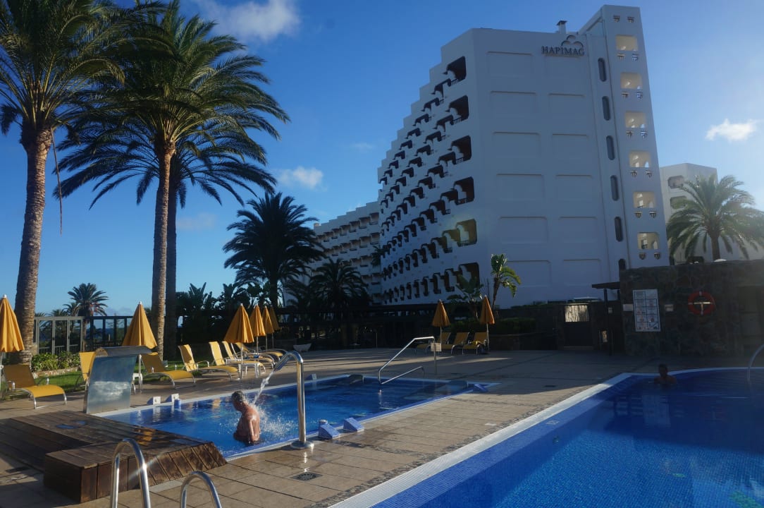 Die beiden Pools vom Hapimag San Agustín abends  Hapimag Resort San Agustín