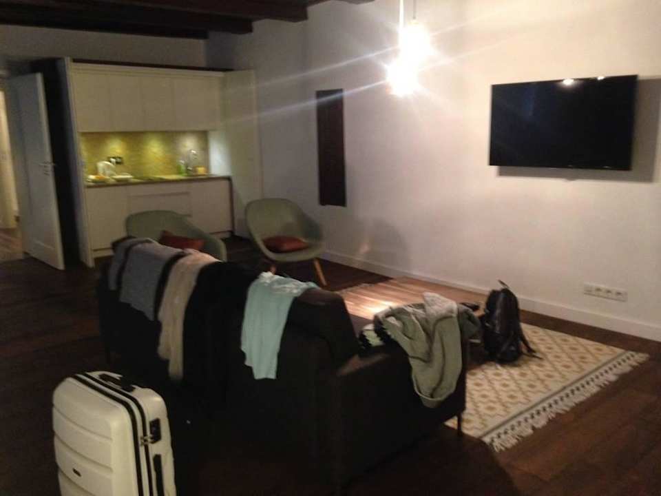 Salon, przepraszam za jakość zdjęć Apartments Sowa