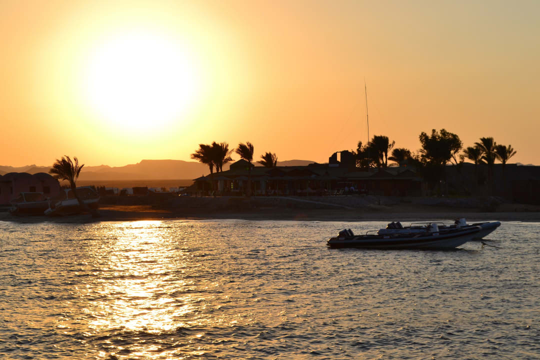 Sonnenuntergang Shams Alam Beach Resort