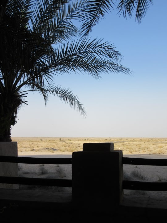 Blick von der Terrasse Hotel Bab Al Shams Desert Resort & Spa