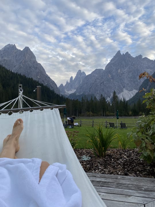 Gartenanlage Hotel Dolomitenhof & Chalet Alte Post