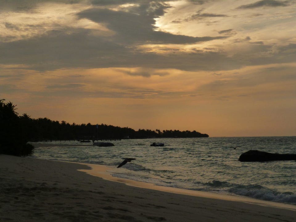 Sonnenuntergang auf Kuramathi Veligandu Maldives Resort Island
