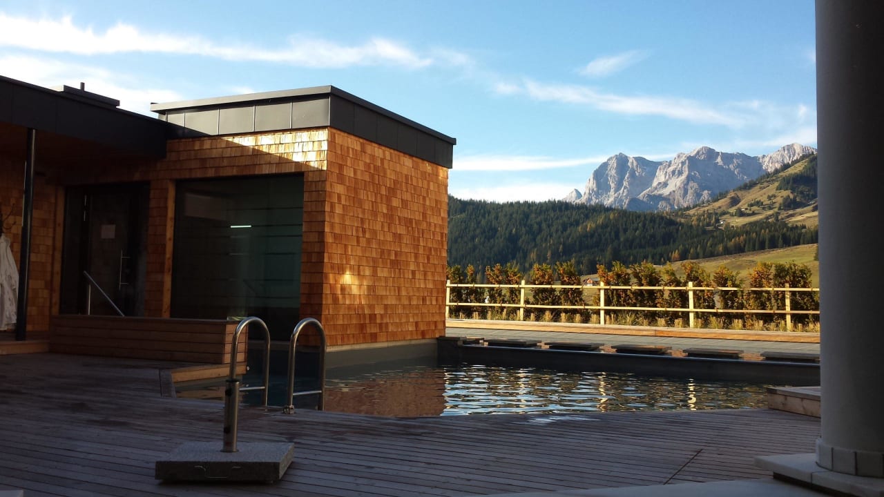 Blick vom Ruheraum zum Hochkönig Übergossene Alm Resort